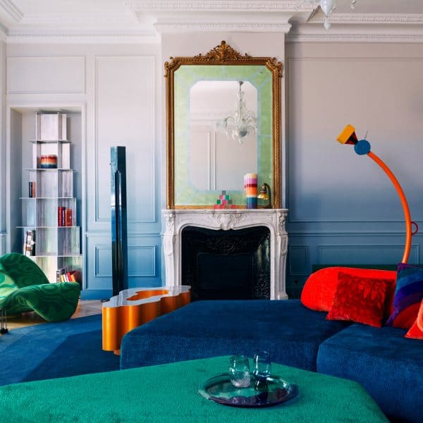 Uchronia conceives Haussmann-era Paris apartment as "chromatic jewellery box"