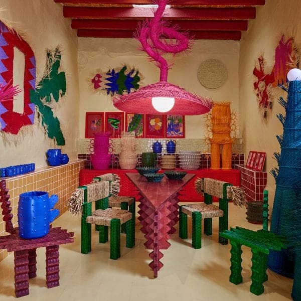 Mestiz celebrates artisan collaborations at colourful Mexico studio