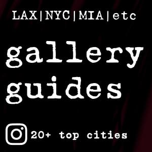 Art Gallery Guides for metro cities