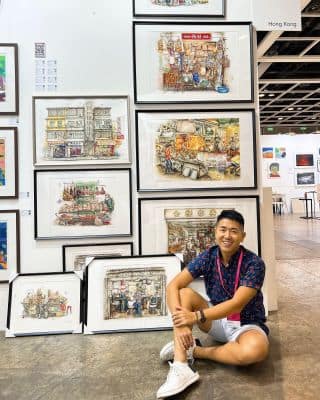 The show opening kicked off with a blast! Just like to quickly thank you ALL for making yesterday so special!!!✨

Come and find us at Art Group Limited C06! artracxdigital Aug 4-7

affordableartfairhk #hkartist #affordableartfair #alvincklart #affordableartfairhk #supportlocalartist #urbansketchers (and loving my super comfy shirt by indie_global!) -