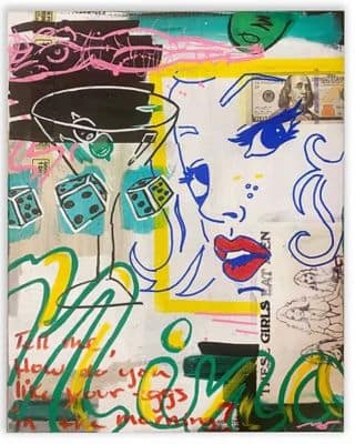 At The Affordable Art Fair this week I discovered the very groovy work of Brooklyn artist Monica Mangano a/k/a nyc_mango. Check her out here nyc_mango or on https://www.monicamangano.com #nyc_mango #monicamangano #popart #affordableartfair #affordableartfairnyc