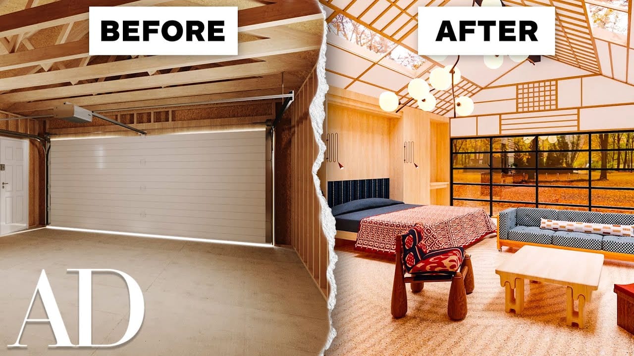 3 Interior Designers Transform The Same Empty Garage | Space Savers | Architectural Digest