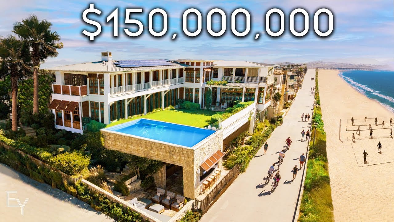 Touring a $150,000,000 California Beachfront Home